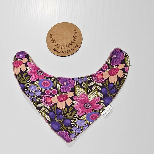 Bandana Bib - 6-12 Months - Floral