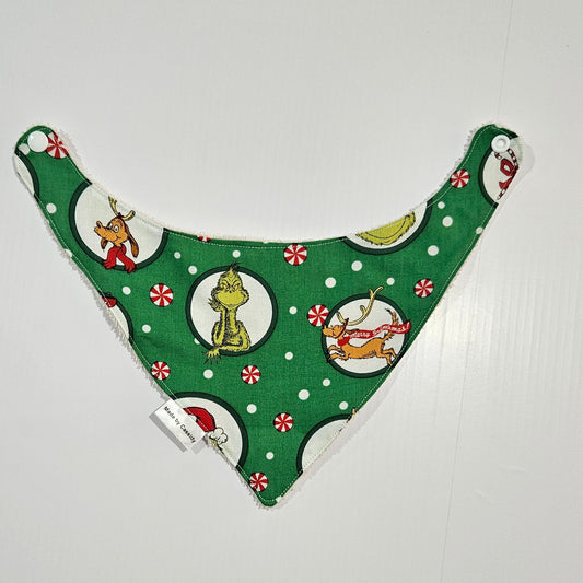 Bandana Bib -  Christmas - Grinchmas Christmas